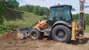 Планировка участка CASE 580ST.