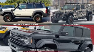 Обзор настоящих внедорожников NISSAN, JEEP, FORD