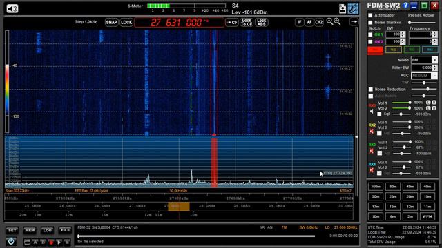 22.09.2024 11:44UTC, [WPAS/CADS], Неидентифицированная станция (служба), 27631кГц