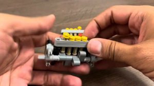 LEGO Technic Mini V8 Engine Tutorial