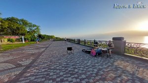 Ейск 01 июня 2022: вечером на пляже Каменка.