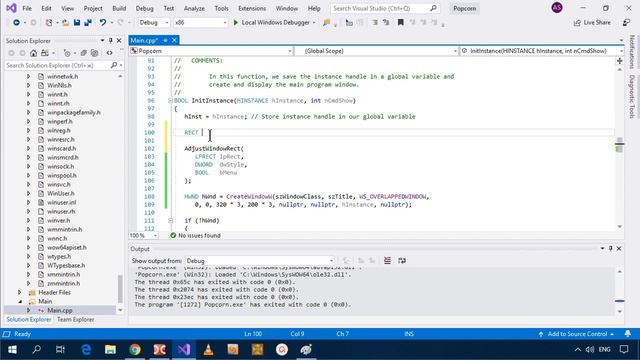 06 - Окно определённого размера в программе на С++. УРОКИ C++ и VISUAL STUDIO Александр Семенко