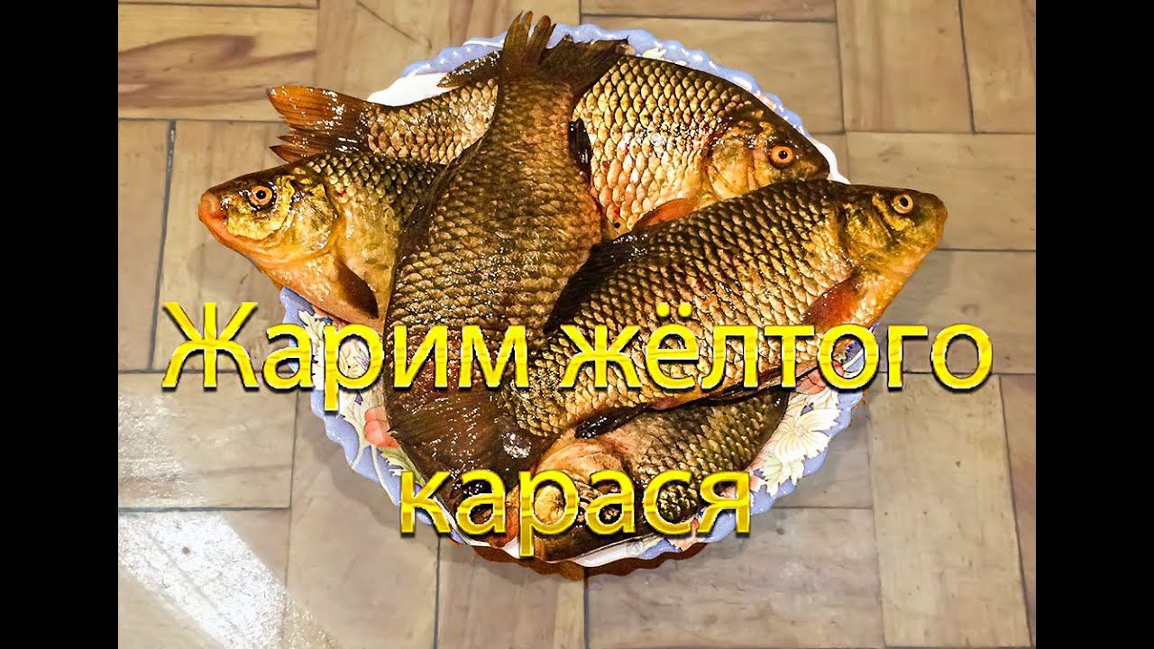 Жарим жёлтого карася двумя способами. смотреть онлайн