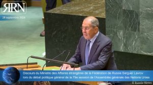 Discours de Sergueï Lavrov lors du débat politique général des Nations Unies