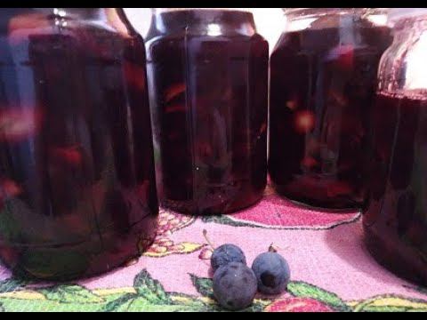 Варенье из тёрна и яблок