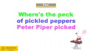 Peter Piper Picked a Peck of Pickled Pepper Nursery  Track