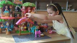 Распаковка кукол Enchantimals. Моя коллекция игрушек.