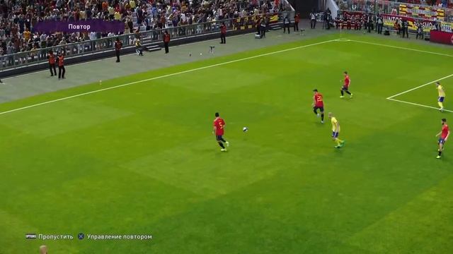 Швеция-Испания Евро 2020 квалификация 8-й тур PES 20