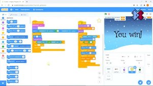 Создаем игру с движущимся фоном в Scratch