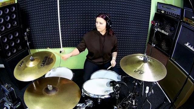 Godsmack "Take It To The Edge" (Drum cover by Оля Баранова)