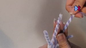 Изготовление снежинок из синельной проволоки