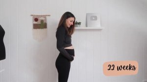 Pregnancy Transformation | Week by Week Progress Second Pregnancy