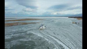 Дельта Селенги и вмерзшие корабли