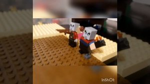 Лего майнкрафт бой с вызывателем
