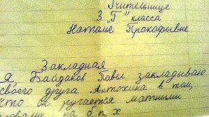 СМЕШНЫЕ ЗАМЕЧАНИЙ В ТЕТРАДЯХ ШКОЛЬНИКА