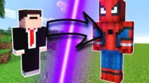 превратился в супер героев в майнкрафт ! троллинг !  мультик майнкрафт