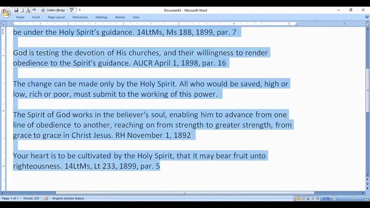 Что Елена Уайт писала о Святом Духе!!!