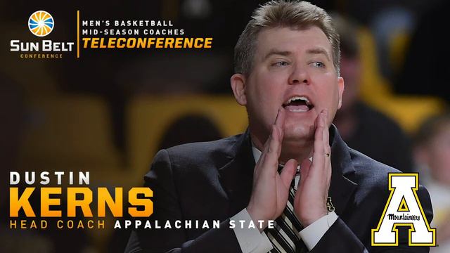 Appalachian State: Dustin Kerns, 2020 Sun Belt Men's Basketball Midseason Media Teleconference смотреть онлайн