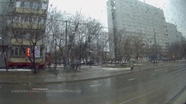 Трамвай 25 Останкино - Сокольническая застава // 2017