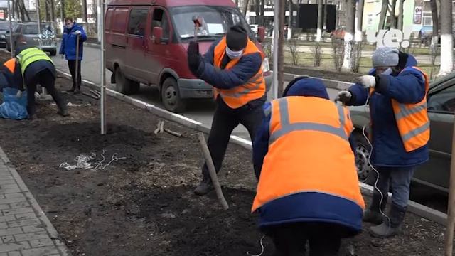 Высадка  деревьев (ул.Комсомольская) смотреть онлайн