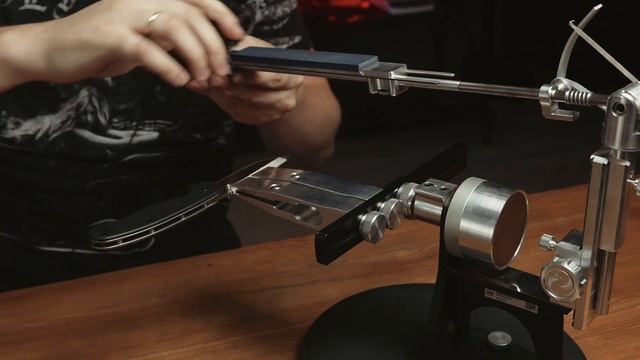 Заточка знаменитого ножа Ontario RAT-1 на устройстве для заточки Профиль К03