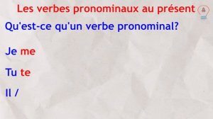 Les verbes pronominaux au présent