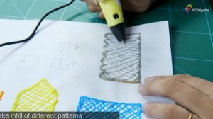 Learn How to Make a 3D Drawing by drawing a 3D Printed House Using 3D Pen | 3D Pen Art