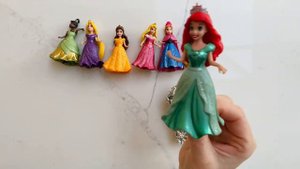 Unboxing Disney Princess Figures Magiclip Princesses