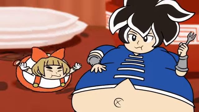 WarioWare - Eat it Together (warioware weight gain wg deviantart big belly) смотреть онлайн