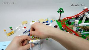 LEGO 10261: Roller Coaster: In-depth Review, Speed Build & Parts List [4K]