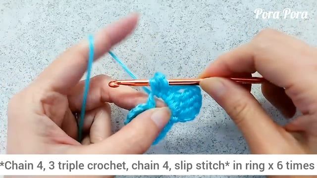 How To Crochet A Simple Flower I Step by Step Crochet Flower Tutorial For Beginners смотреть онлайн