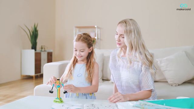 İz Atölye Senyap Robotik Kodlama Seti, Makerzoid Robot Master Premium / 600 Parça, 200 Farklı Robot