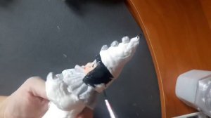 МК 3 -Пьеро. Ёлочная игрушка из ваты.