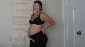 Pregnancy transformation week by week (watch me grow in 60 seconds!)