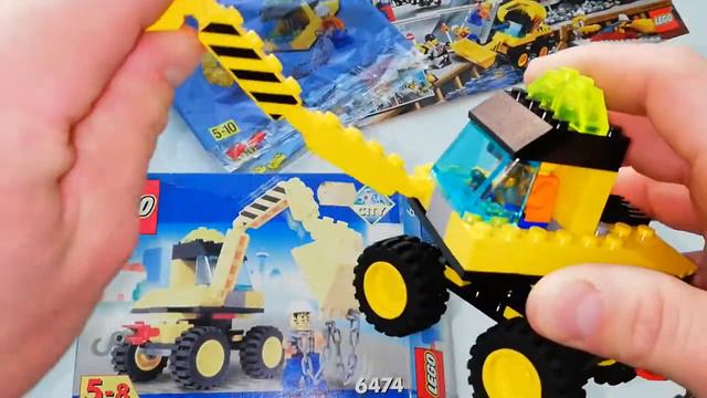 LEGO CITY 6474 Wheel Excavator with 4x4 drive [Rýpadlo na kolesách] from 2000 смотреть онлайн