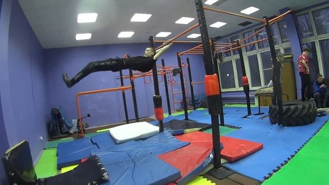 Воздушно-Силовые Элементы на Турнике 1-57 и Акробатические Связки на ПереКладине 2022. СКК "Вместе"