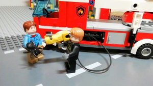 Lego обзор. Пожарная станция.
