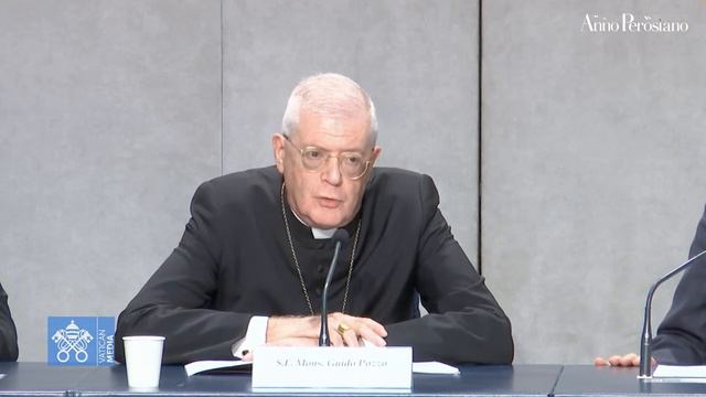 CONFERENZA STAMPA PRESENTAZIONE ANNO PEROSIANO - INTERVENTO DI S.E. MONS. GUIDO POZZO смотреть онлайн