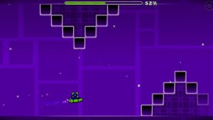 Geometry Dash прохождение второго уровня back on track (на 3 монеты)