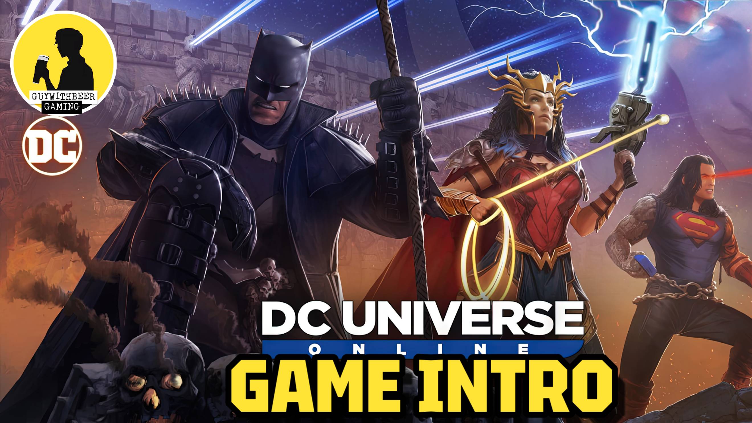 SUPERHERO GAME INTRO | DC UNIVERSE ONLINE, GAME INTRO #dcuniverseonline #gameintro