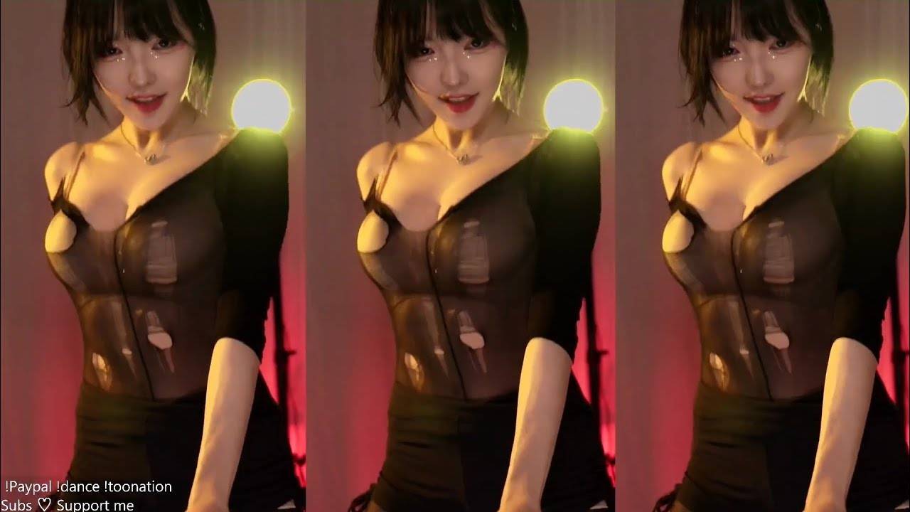 Watch Korean BJ yoon froggy 윤개굴이 Hot Dance with Black Outfit!!! #korea #twitch #dance