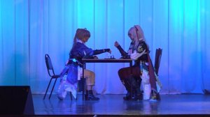 Cosplay defile групповое-van.xxo,fortescue-Honkai.Star Rail-Янь Цин и Цзинь Юань