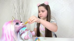 ПУПСИ ЕДИНОРОГ + ГЛИТТЕР СЛАЙМ! Poopsie Glitter Unicorn Surprise! Януля делает ПУПСИ СЛАЙМ