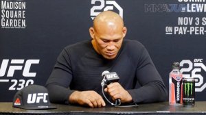 UFC 230: Ronaldo 'Jacare' Souza post fight press conference