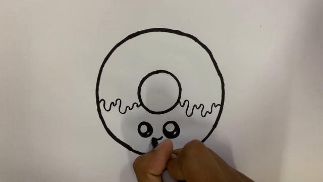 Bolalar uchun donutni qanday chizish mumkin | Как нарисовать пончики для детей | How to draw donuts смотреть онлайн