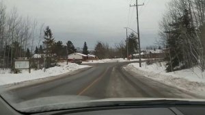 Canada Канада Kanada 4000 km across in winter by car From Quebec to Edmonton