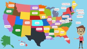 50 States Song | Fifty States Song | Fifty States of America for Schools | America | USA