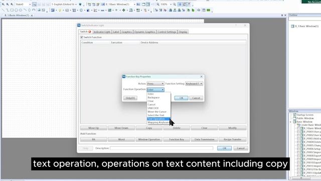 Flexem FStudio  tutorial - Window Operation and Function key