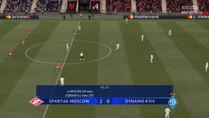 FIFA 21 Спартак Москва-Динамо Киев Финал Лиги Чемпионов УЕФА PS4