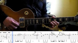 Led Zeppelin - Achilles Last Stand guitar solo lesson (with tablatures and backing tracks)